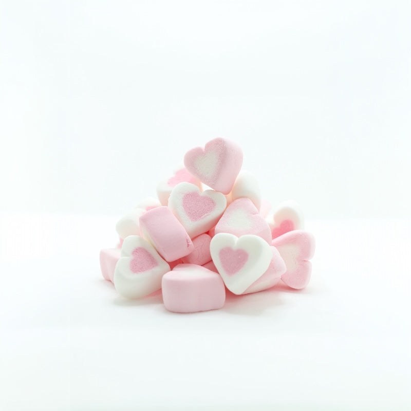 Freeze Dried Heart Shaped Marshmallows